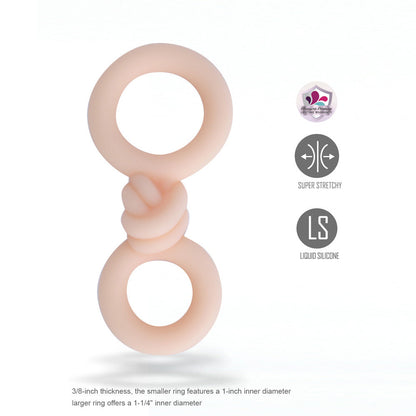 Maia COOPER - Vanilla -  Cock & Balls Rings