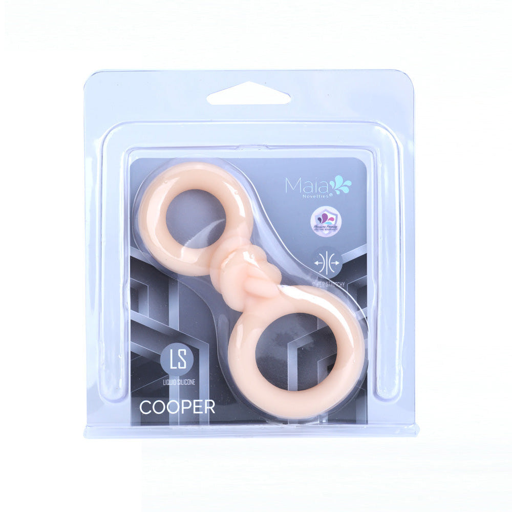 Maia COOPER - Vanilla -  Cock & Balls Rings