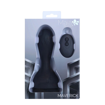 Maia MAVERICK -  16.5 cm USB Rechargeable Inflatable Anal Plug with Wireless Remote