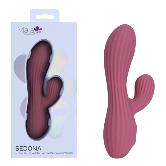 Maia SEDONA -  15.2 cm USB Rechargeable Dual Vibrator