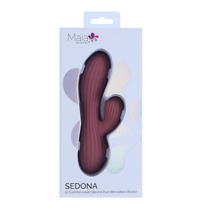 Maia SEDONA -  15.2 cm USB Rechargeable Dual Vibrator