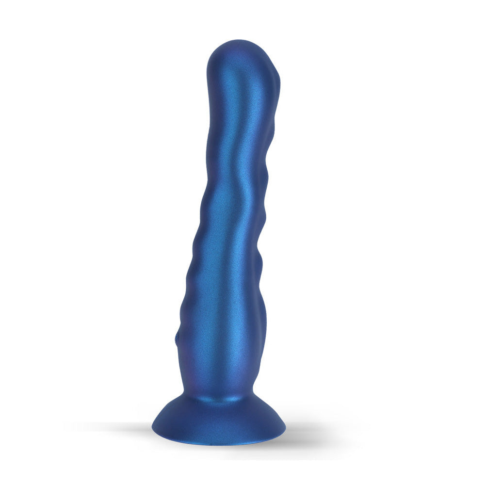 Maia AURORA - Metallic  21.6 cm USB Rechargeable Vibrating Dildo