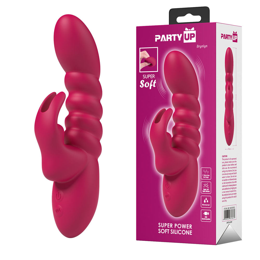 Party Up BRYNLYN -  -  18.2 cm USB Rechargeable Rabbit Vibrator