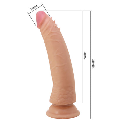 Party Up STEVEN Slide Skin Dong -  21 cm Flexible Dildo