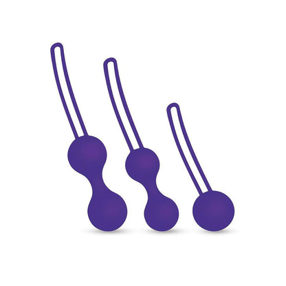 Bodywand Squeeze 3pc Kegel Training Set -  Weighted Kegel Ball Set - 3 Piece Kit