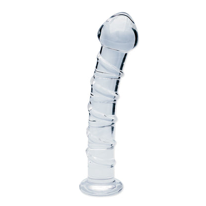 Clarity - Seraphic Spiral -  16 cm Glass Dildo