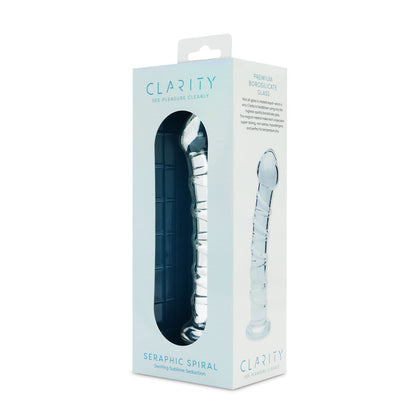 Clarity - Seraphic Spiral -  16 cm Glass Dildo