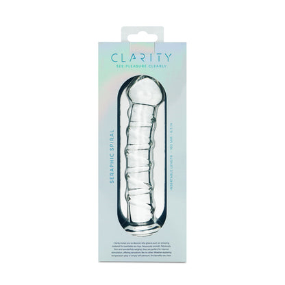 Clarity - Seraphic Spiral -  16 cm Glass Dildo