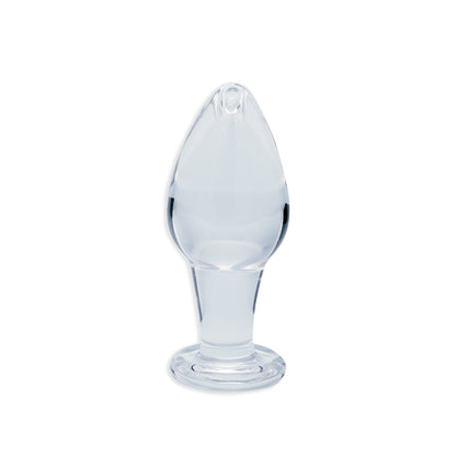 Clarity - Utopian Bud -  8.9 cm Glass Butt Plug