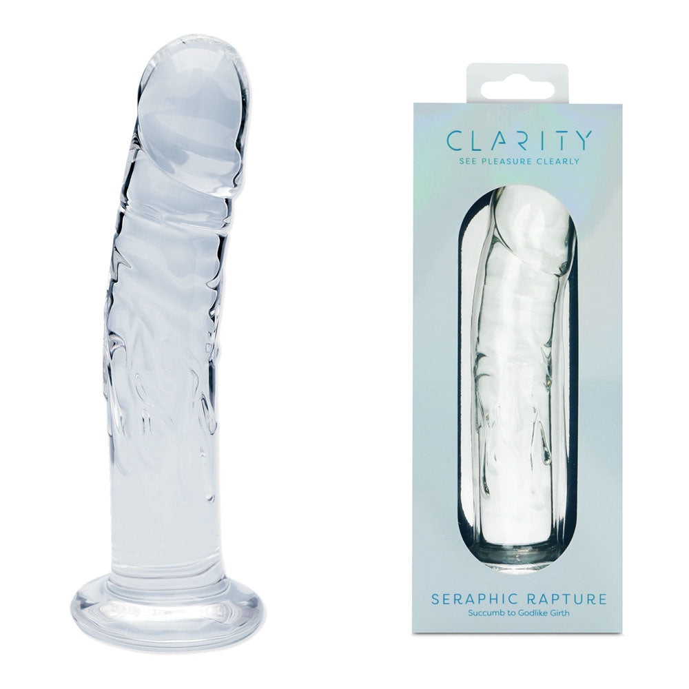 Clarity - Seraphic Rapture -  17.8 cm Glass Dildo