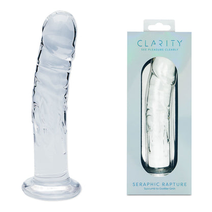 Clarity - Seraphic Rapture -  17.8 cm Glass Dildo
