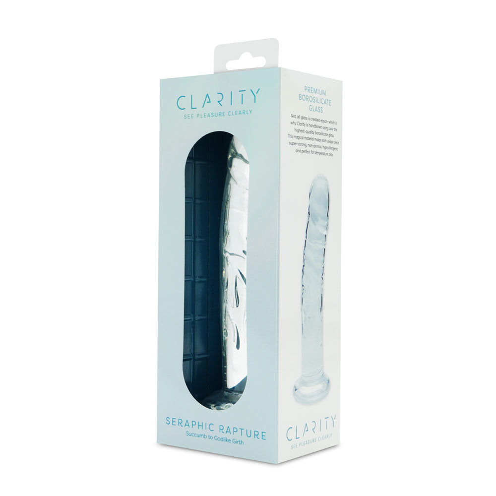 Clarity - Seraphic Rapture -  17.8 cm Glass Dildo