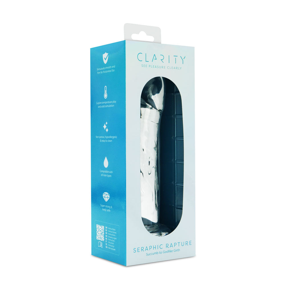 Clarity - Seraphic Rapture -  17.8 cm Glass Dildo
