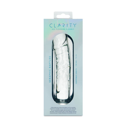 Clarity - Seraphic Rapture -  17.8 cm Glass Dildo