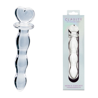 Clarity - Hera's Cascade -  15 cm Glass Dildo