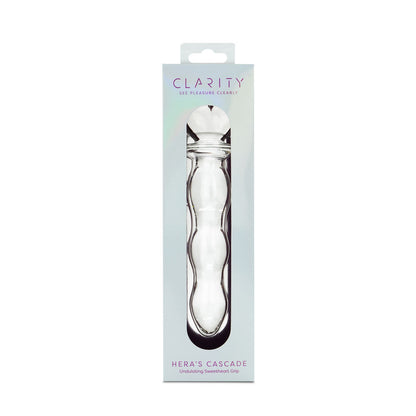 Clarity - Hera's Cascade -  15 cm Glass Dildo