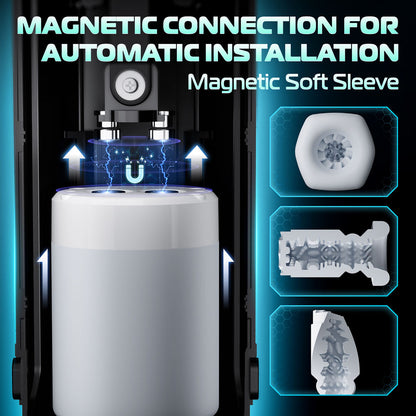 CyberSkin B-Titan -  USB Rechargeable Thrusting & Vibrating Auto Masturbator with Heater
