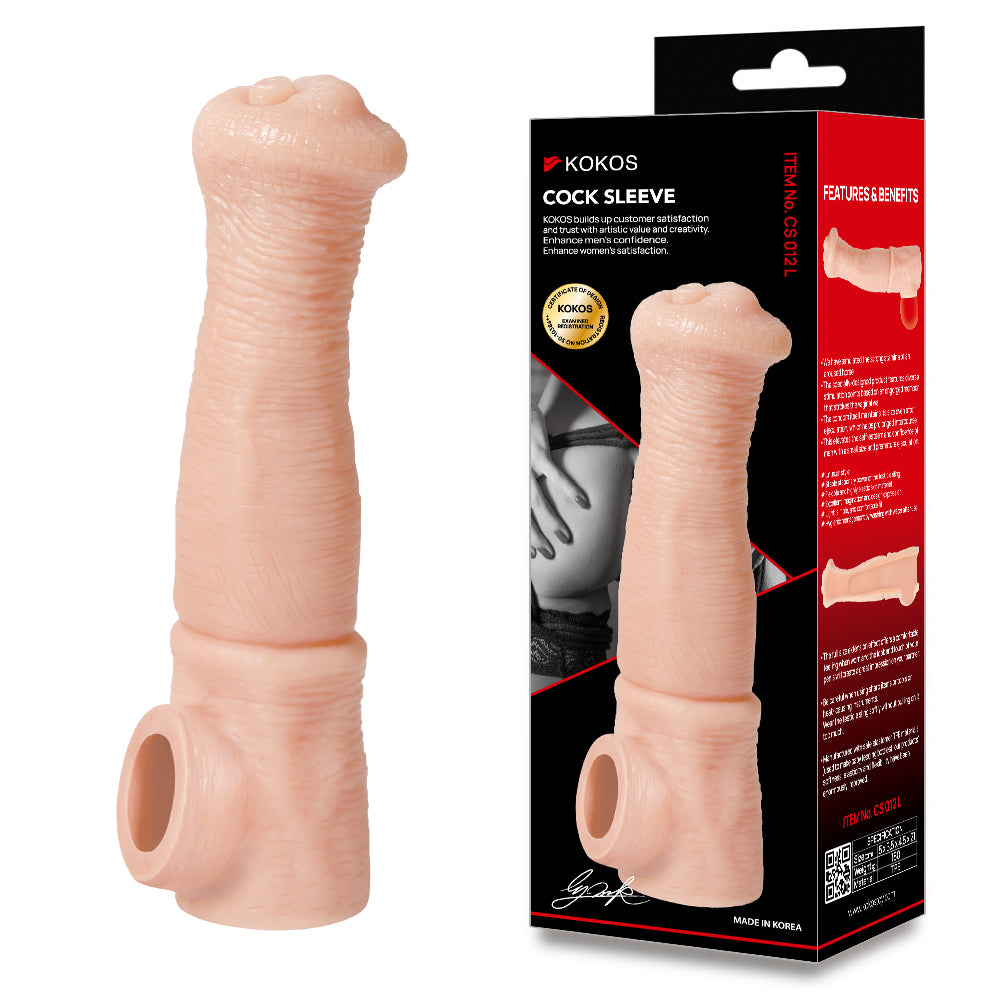 Kokos Cock Sleeve 012 -  Penis Extension Sleeve - Large Size