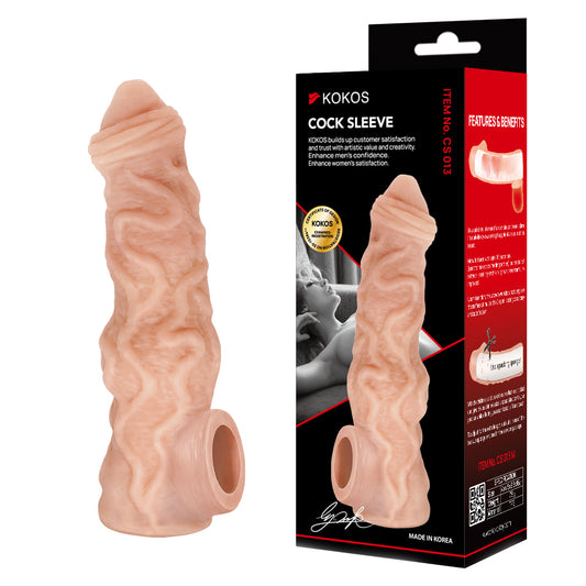 Kokos Cock Sleeve 013 -  Penis Extension Sleeve - Large Size