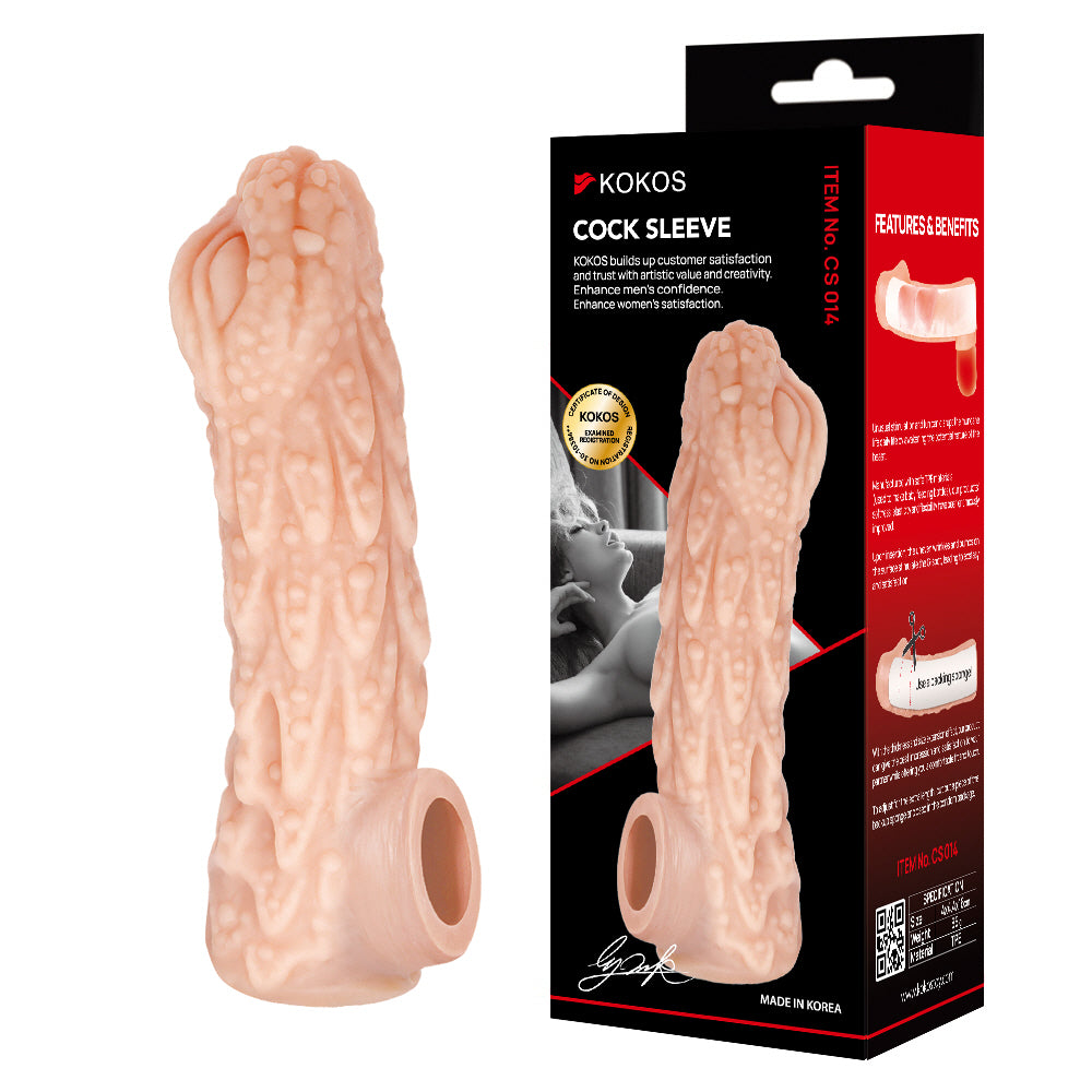 Kokos Cock Sleeve 014 -  Penis Extension Sleeve - Large Size