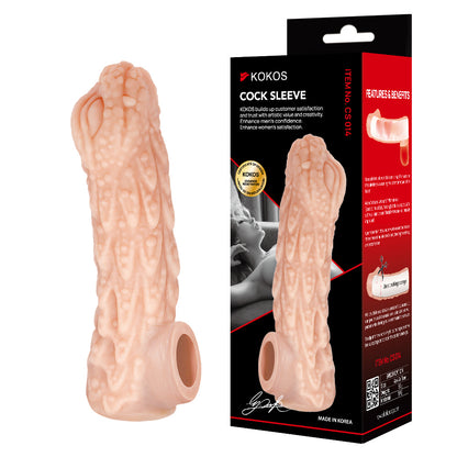Kokos Cock Sleeve 014 -  Penis Extension Sleeve - Large Size