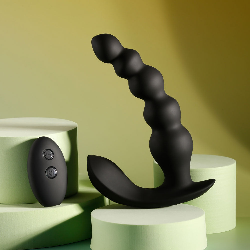Evolved BEAD ME UP -  16.8 cm USB Rechargeable Vibrating Anal Beads with Wireless Remote