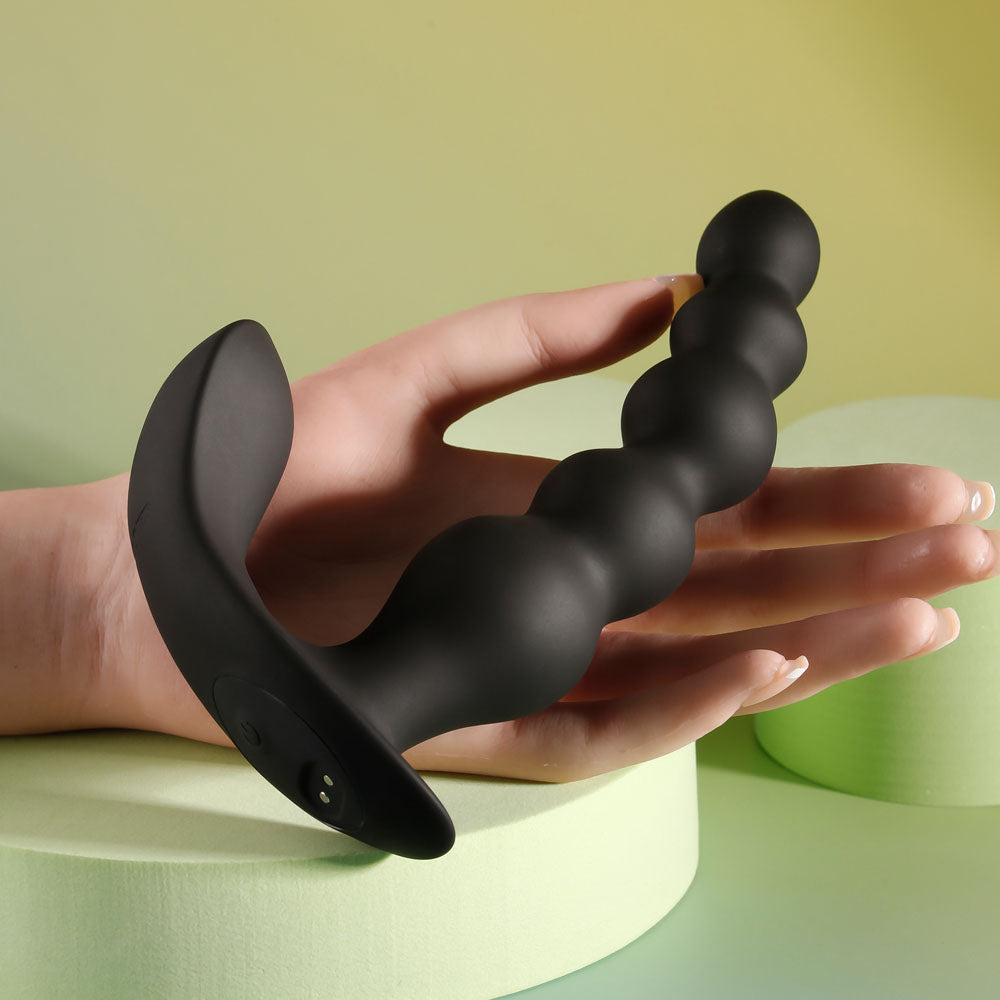 Evolved BEAD ME UP -  16.8 cm USB Rechargeable Vibrating Anal Beads with Wireless Remote