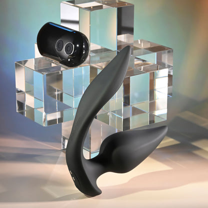 Evolved THE GENIE -  11.2 cm USB Rechargeable Vibrating Plug with Wireless Remote