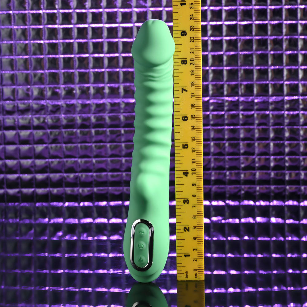 Evolved FULL THROTTLE - Mint  24.1 cm USB Rechargeable Vibrator