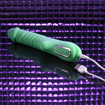 Evolved FULL THROTTLE - Mint  24.1 cm USB Rechargeable Vibrator