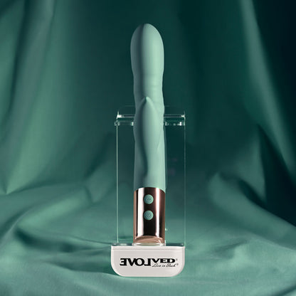Evolved THE SHIMMY -  USB Rechargeable Thrusting Rabbit Vibrator