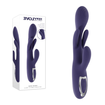 Evolved BOW DOWN -  USB Rechargeable Rabbit Vibrator