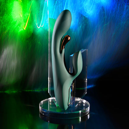 Evolved GOLDEN GODDESS -  USB Rechargeable Rabbit Vibrator with G-Spot Flicker