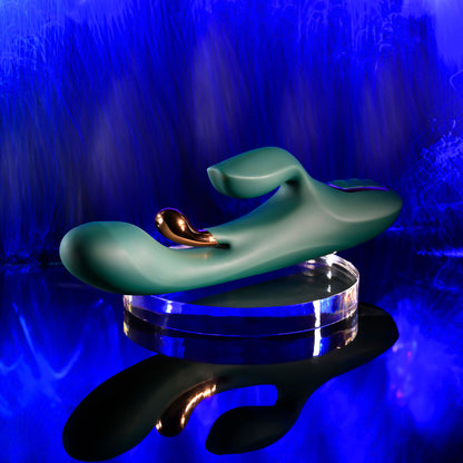Evolved GOLDEN GODDESS -  USB Rechargeable Rabbit Vibrator with G-Spot Flicker