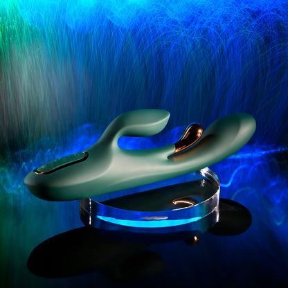 Evolved GOLDEN GODDESS -  USB Rechargeable Rabbit Vibrator with G-Spot Flicker