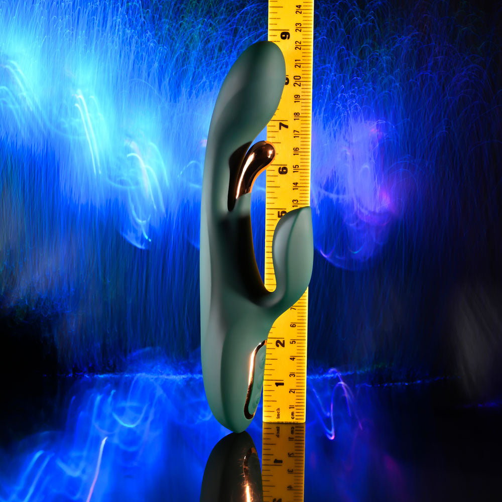 Evolved GOLDEN GODDESS -  USB Rechargeable Rabbit Vibrator with G-Spot Flicker