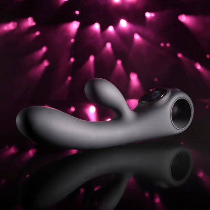 Evolved  MAGIC -  20 cm USB Rechargeable Rabbit Vibrator with LED Screen