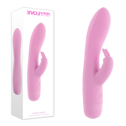 Evolved CUSHY BUNNY -  19.1 cm USB Rechargeable Rabbit Vibrator