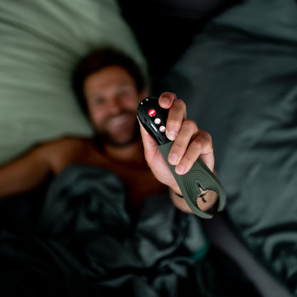Fun Factory MANTA moss -black - Moss  18 cm USB Rechargeable Mens & Couples Vibrator