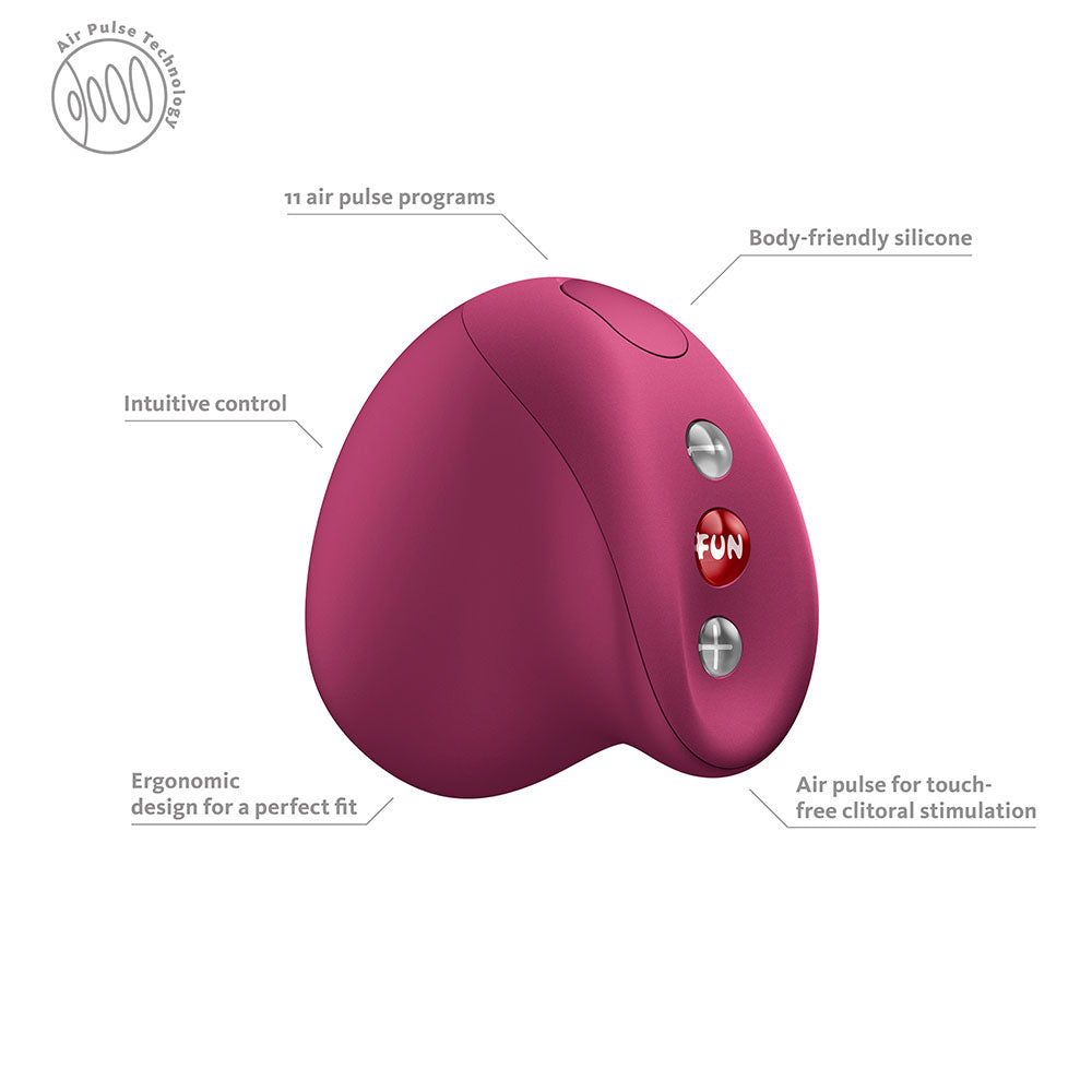 Fun Factory MEA Wine  - Wine  USB Rechargeable Air Pulse Clitoral Stimulator