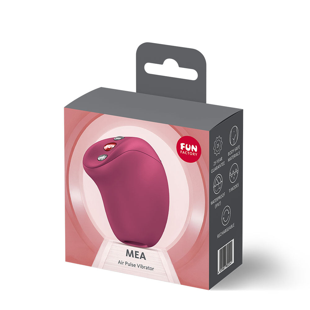 Fun Factory MEA Wine  - Wine  USB Rechargeable Air Pulse Clitoral Stimulator