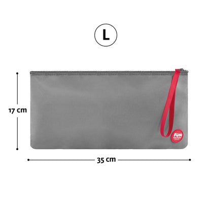 Fun Factory TOYBAG L - Dark Grey Large Toy Storage Bag