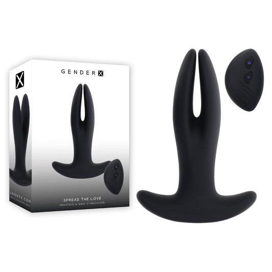 Gender X SPREAD THE LOVE -  USB Rechargeable Stretching Anal Plug with Wireless Remote