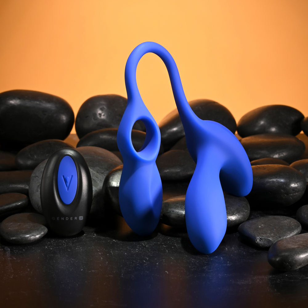 Gender X BACK FOR MORE - Dual USB Rechargeable Dual Stimulator with Wireless Remote