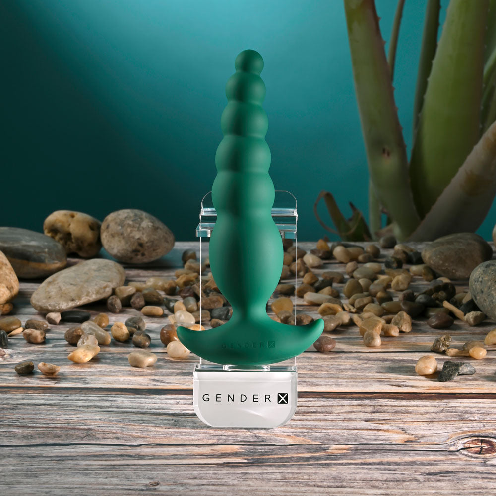 Gender X THE RATTLER -  17 cm USB Rechargeable Vibrating and Twirling Anal Plug