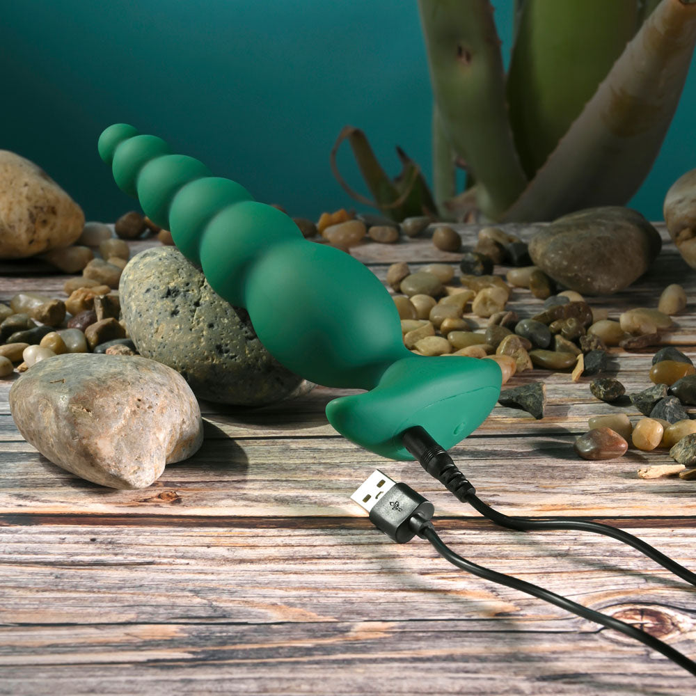 Gender X THE RATTLER -  17 cm USB Rechargeable Vibrating and Twirling Anal Plug