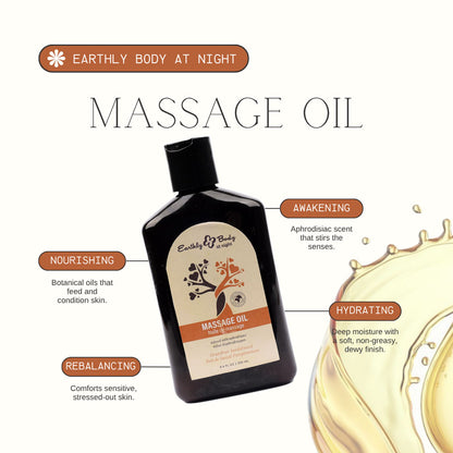 EB Hemp Seed Massage Oil GRAPEFRUIT SANDALWOOD - 60 ml - Grapefruit Sandalwood Scented Massage Oil - 60 ml Bottle