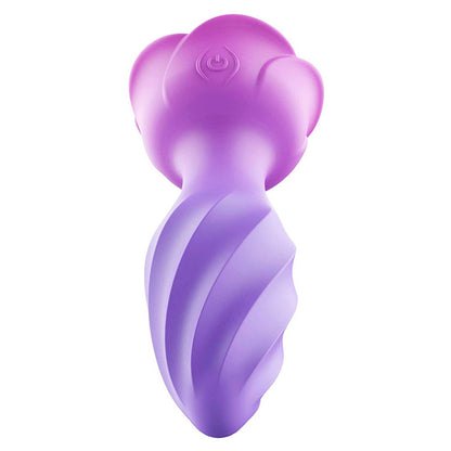 Adam & Eve ROTATING ROSE PLUG -  12 cm USB Rechargeable Rotating & Vibrating Butt Plug with Gem Base