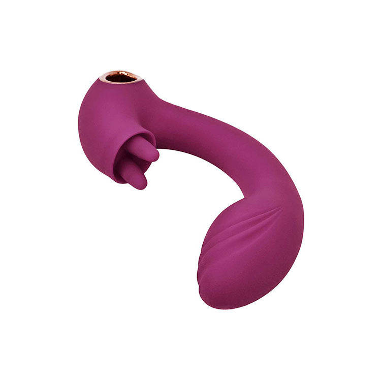 Adam & Eve ROSE GOLD CLIT TICKLER -  22 cm USB Rechargeable Rabbit Vibrator