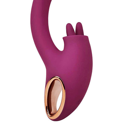 Adam & Eve ROSE GOLD CLIT TICKLER -  22 cm USB Rechargeable Rabbit Vibrator
